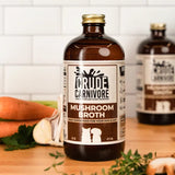 Crude Carnivore Caldo de Huesos de Hongos Adaptógenos para perro 475ml