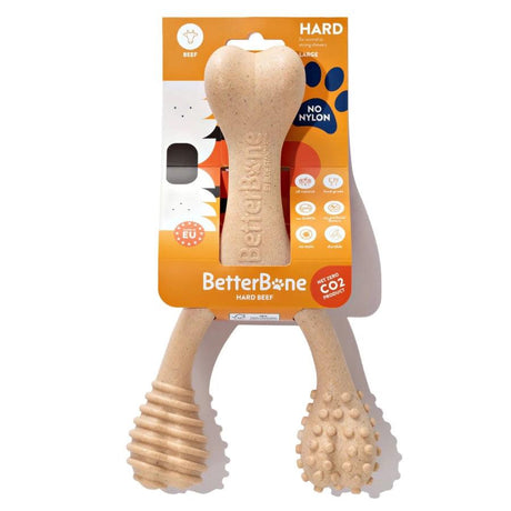 Betterbone Juguete Comestible para mordida Dura Sabor Res