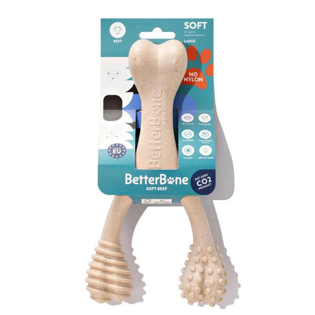 Betterbone Juguete Comestible para mordida Suave Sabor Res