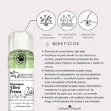 Naturale Mascota Vibra Fresca Shampoo Natural para perro con pelo largo 250ml